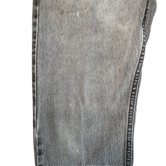 VTG Levis 505 Jeans Men 33x30 Black Marbled Regular Straight Leg Denim Y2K STAIN - Picture 7 of 13